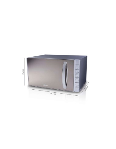 Microondas Digital 23 Lts Mirror Midea